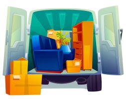 Hauling Services Van